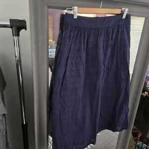 GAP Deep Blue A-Line Skirt